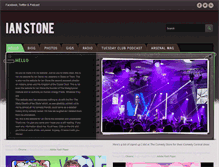 Tablet Screenshot of ianstonecomedian.co.uk